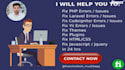 provide expert PHP and laravel bug fixing and custom feature development