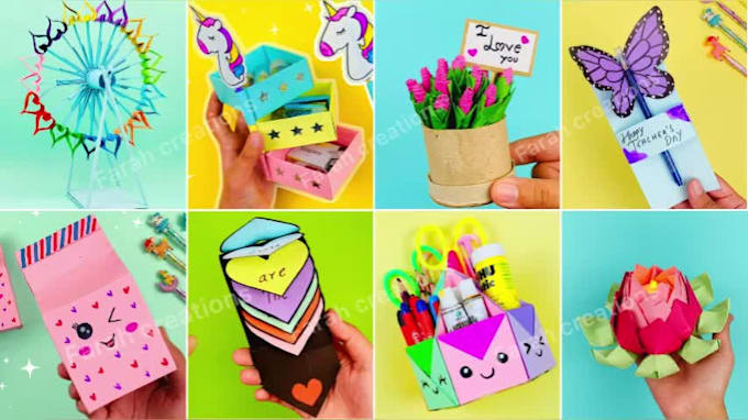 make any professional diy crafts video for you