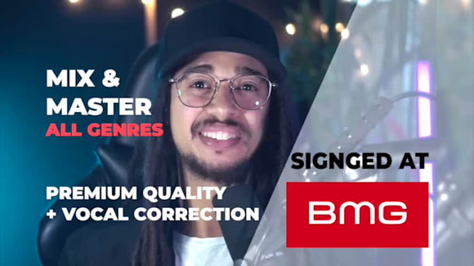 as signed producer, mix and master your song, music, vocals