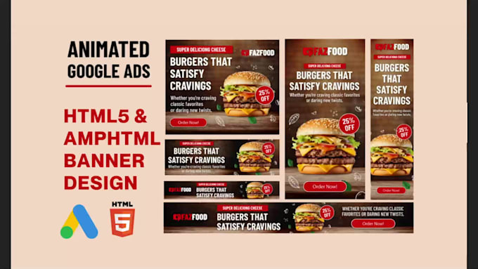 create HTML5 animated banner ads for google ads