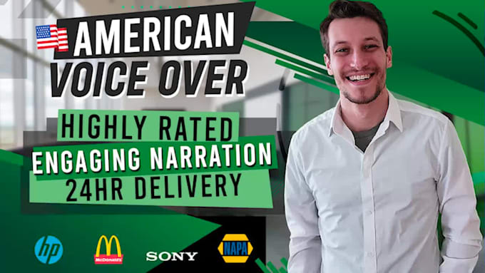 record an american male voice over