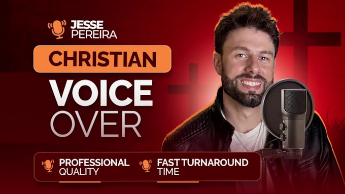 be your american male professional voiceover artist for your christian media