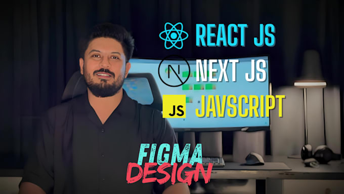 convert figma design to html css javascript, react js, next js for your website