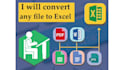 convert any file to excel