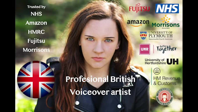 record a professional british voiceover