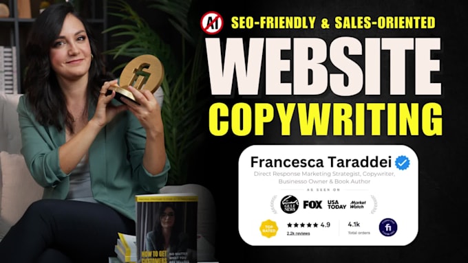 do sales copywriting and be your SEO website content writer