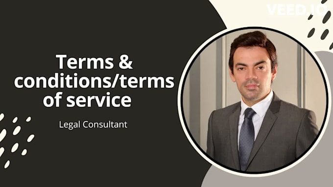Write, review legal terms and conditions for your website by 