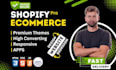 design, redesign shopify store, shopify dropshipping store, shopify website