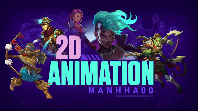 create 2d spine animations for game characters and items