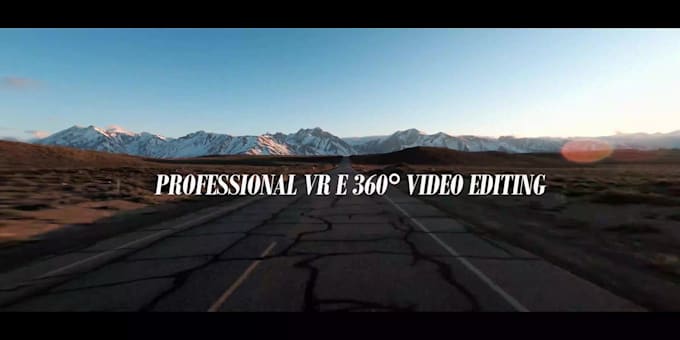 professional VR 360 video editing,stiching and reframing
