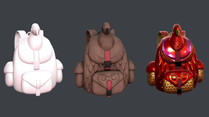 do 3d modeling, uv mapping, retopology and texturing