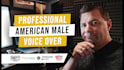 record a professional american english male voice over