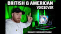 offer a professional british or american male voiceover