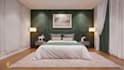 do bedroom interior design and realistic 3d render