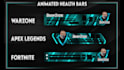 make animated health bar overlay for apex legends, warzone, fortnite