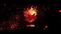 create a fire logo reveal intro animation