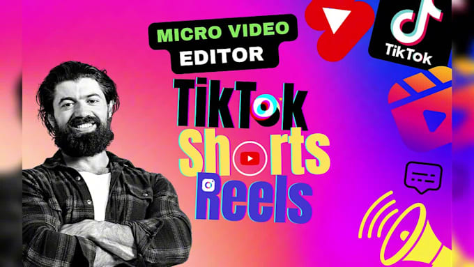 edit short form video for instagram reels, tiktoks and youtube shorts