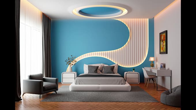 Do 3d luxury modern interior rendering and visualization by Digistrato ... - Luxury Home Custom Interior Rendering With 3D Visualization
