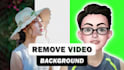 remove video background without greenscreen professionally