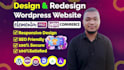 design or redesign wordpress website elementor website by elementor pro