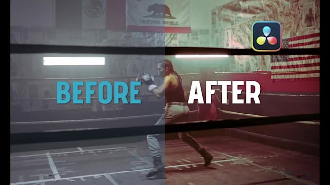 professionally color grade and color correct your video in davinci resolve