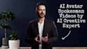 professionally create an ai avatar spokesperson video