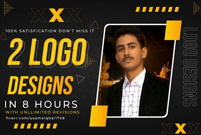 do 2 expert minimalist and modern logo creations in 8 hours