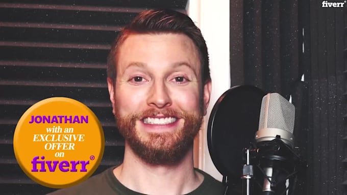 Best Deals! I will bass voice energetic professional anything  for $30