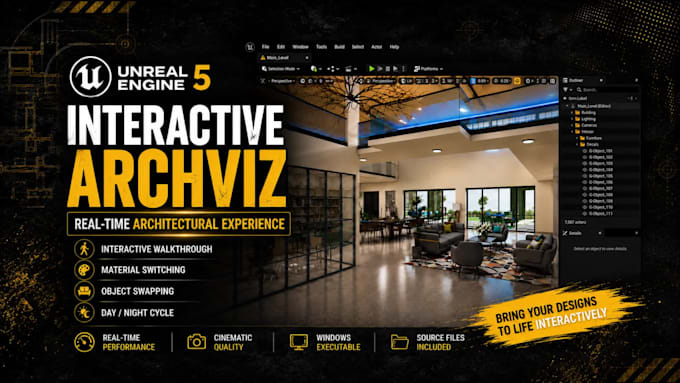 build a realtime interactive archviz walkthrough