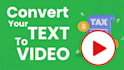 convert article, blog post, or text to video with voiceover