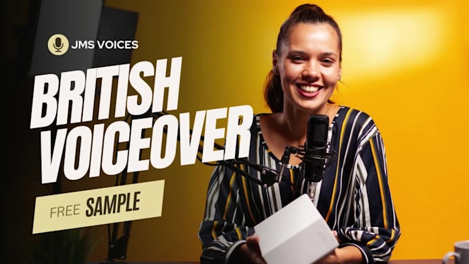 be your british female voiceover