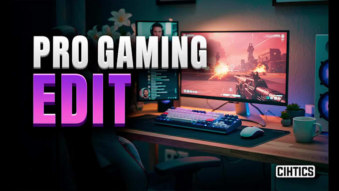 edit pro gaming videos and youtube content