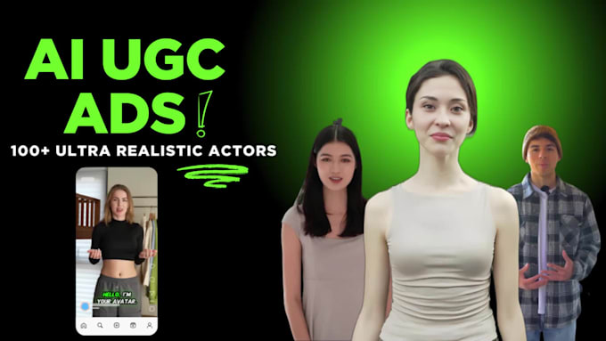 create ai spokesperson for tiktok and ugc ads