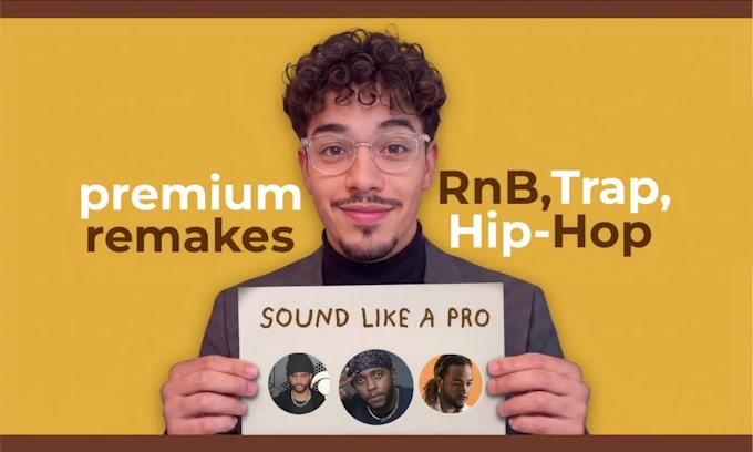 remake custom trap, rnb, and hip hop beat for commercial use