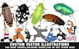 draw superb line art, illustrations and cartoon characters