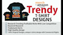 make high quality trendy merch by amazon t shirts designs