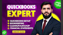 do financial reporting, bank reconcilliation and quickbooks clean up services