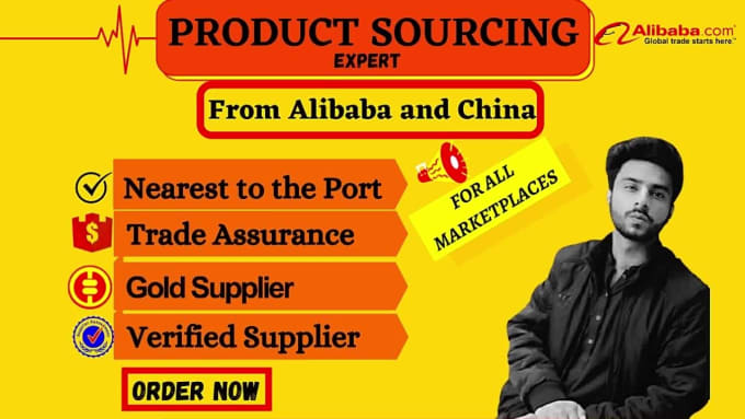 I will be your product sourcing agent from alibaba and china