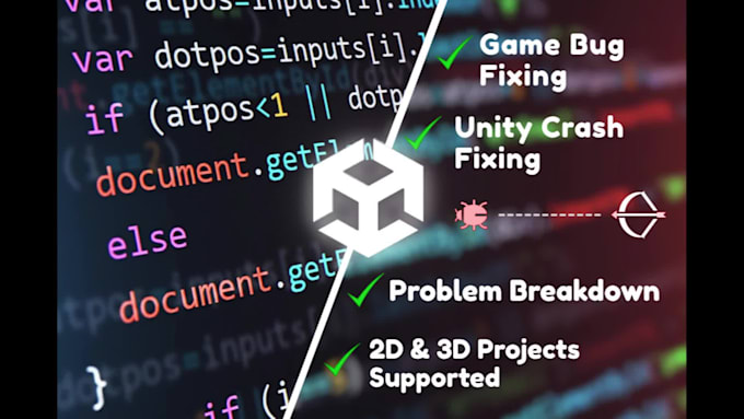 fix bugs, errors or crashes in your unity game
