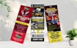 design raffle ticket, event ticket, movie ticket, boarding pass