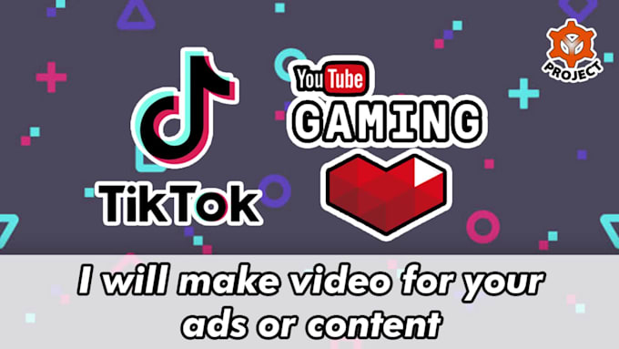 do youtube video editing, tik tok ads, gaming thumbnail