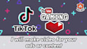 do youtube video editing, tik tok ads, gaming thumbnail