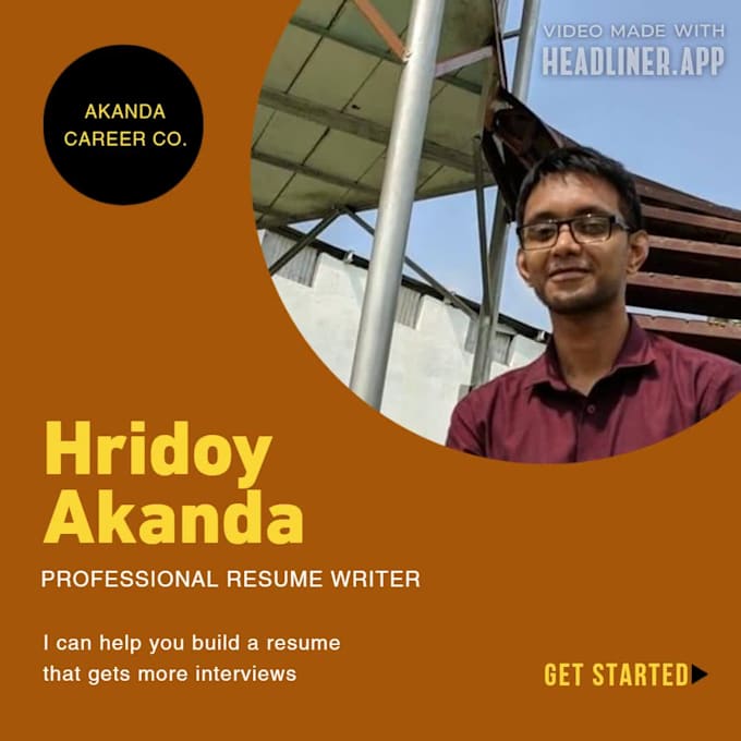 make you a CV or a resume in hours