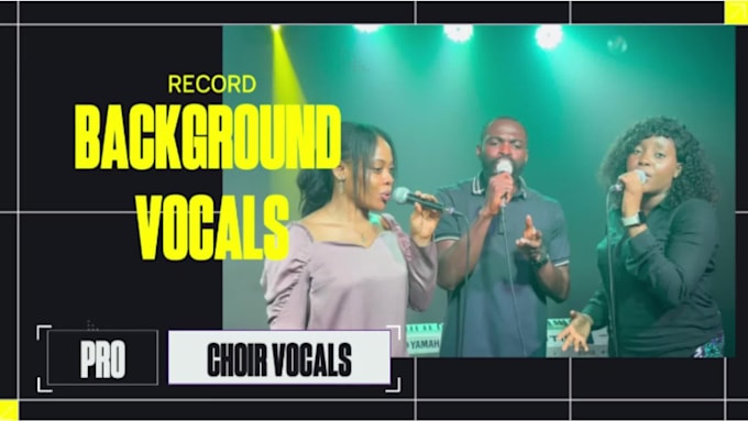sing and record pro background vocals and choir