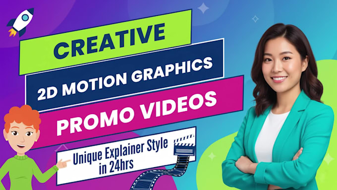 create 2d animated explainer vyond video in 24 hours