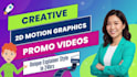 create 2d animated explainer vyond video in 24 hours