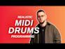 program realistic midi drum beats for your song or track
