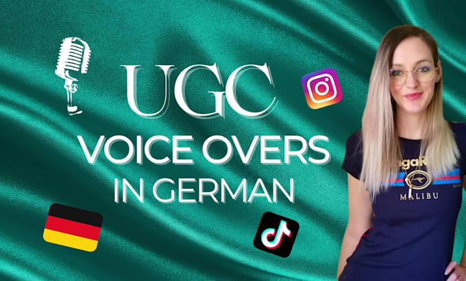 create an authentic german voice over for your ugc video