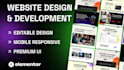 setup modern wordpress website design or blog design