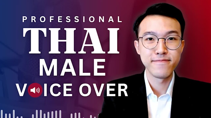 record a thai male voice over